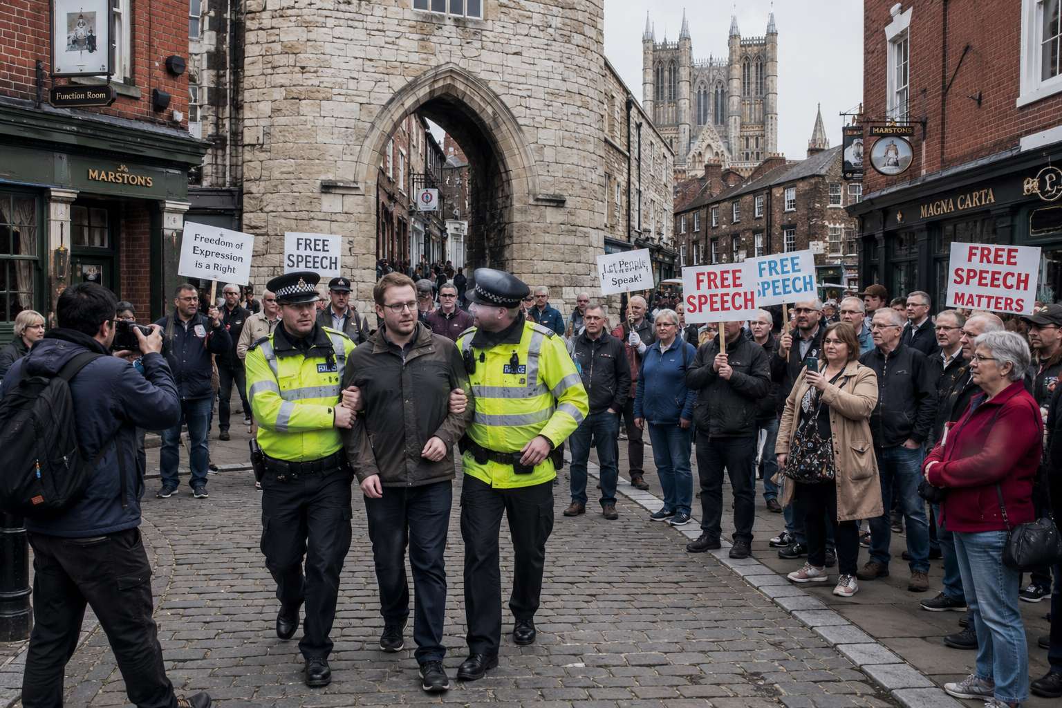 Lincoln Man Detained During Speech About Freedom of Speech